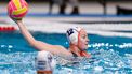 epa13126099 Nina ten Broek of the Netherlands throws the ball during the Water Polo World Cup Womens Quarter Final match between the Netherlands and Russia at Sydney Olympic Park Aquatic Centre in Sydney, Australia, 22 July 2026.  EPA/STEVE MARKHAM AUSTRALIA AND NEW ZEALAND OUT