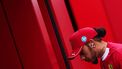 epa12281059 Scuderia Ferrari driver Lewis Hamilton of Britain walks in the paddock prior the Formula 1 Hungarian Grand Prix at the Hungaroring racetrack in Mogyorod near Budapest, Hungary, 03 August 2025.  EPA/ANNA SZILAGYI