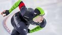 HEERENVEEN - Jenning de Boo in actie tijdens de 500m mannen op de tweede dag van het olympisch kwalificatietoernooi langebaanschaatsen in Thialf. ANP ROBIN VAN LONKHUIJSEN