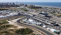 2023-06-16 11:58:03 ZANDVOORT - Dronefoto van Circuit Zandvoort tijdens een persconferentie over de organisatorische voortgang en sportieve stand van zaken over de Formule 1-race Dutch Grand Prix. ANP REMKO DE WAAL