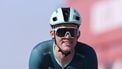 epa12355151 Danish rider Mads Pedersen of Lidl - Trek team  reacts after crossing the finish line during the 13th stage of La Vuelta a Espana cycling race, over 202.7km from Cabezon de la Sal to L'Angliru, northern Spain, 05 September 2025.  EPA/Javier Lizon