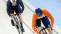 SAINT-QUENTIN-EN-YVELINES - Harrie Lavreysen tijdens de halve finale van het onderdeel sprint (m) bij het baanwielrennen in het Velodrome op de Olympische Spelen. ANP KOEN VAN WEEL