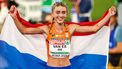 ROME - Diane van Es na de finale van de 10.000 meter voor vrouwen op de vijfde dag van de Europese kampioenschappen atletiek. ANP IRIS VAN DEN BROEK