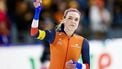 HEERENVEEN - Joy Beune (NED) tijdens de 1500 meter op de tweede dag van de ICU derde wereldbeker schaatsen in het Thialf stadion. ANP VINCENT JANNINK