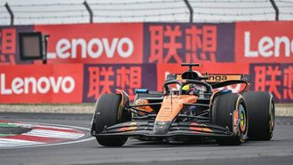 McLaren's Australian driver Oscar Piastri drives during the Formula One Chinese Grand Prix at the Shanghai International Circuit in Shanghai on March 23, 2025. 
HECTOR RETAMAL / AFP