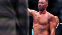 The Netherlands' Reinier de Ridder is declared winner after his men's middleweight fight against Australia and New Zealand's Robert Whittaker at the UFC Fight Night event at Etihad Arena in Abu Dhabi on July 26, 2025. 
Fadel SENNA / AFP