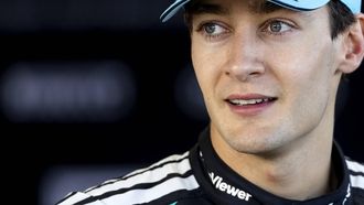 MELBOURNE - George Russell (Mercedes) staat de pers te woord na afloop van de race op het Albert Park Circuit in aanloop naar de Grote Prijs van Australië. SANDER KONING / ANP