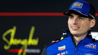 SHANGHAI - Max Verstappen (Red Bull Racing) tijdens de FIA persconferentie op het Shanghai International Circuit in aanloop naar de Chinese Grand Prix. SANDER KONING / ANP