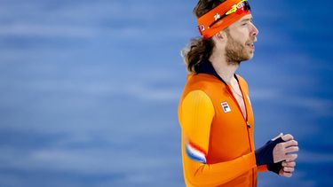 MILAAN - Jorrit Bergsma tijdens een training in het Milano Speed Skating Stadium. De langebaanschaatsers bereiden zich voor op hun deelname aan de Olympische Winterspelen. SEM VAN DER WAL / ANP