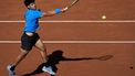 epa12889609 Carlos Alcaraz of Spain in action during his first round match against Otto Vortanen of Finland at the Barcelona Open tennis tournament in Barcelona, Spain, 14 April 2026.  EPA/Enric Fontcuberta