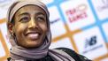 2023-06-01 11:47:21 AMERSFOORT - Atleet Sifan Hassan blikt tijdens een persconferentie vooruit op de FBK Games. Hassan loopt tijdens FBK Games in Hengelo de 10.000 meter en de 1500 meter. ANP VINCENT JANNINK