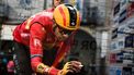 Uno-X Mobility Norwegian rider Alexander Kristoff signs next to his number prior to the start of the 115th Milan-SanRemo one-day classic cycling race, in Pavia, on March 16, 2024. 
Marco BERTORELLO / AFP