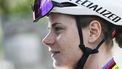 2023-08-27 02:00:00 SD Worx Belgian cyclist Lotte Kopecky arrives at the start of the Schaal Sels Merksem criterium cycling race, near Antwerp on August 27, 2023. 
GOYVAERTS / Belga / AFP
