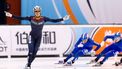 TILBURG - Jens van ’t Wout in actie op de finale 1000 meter tijdens de laatste dag van de Europese kampioenschappen shorttrack. Dit EK was een laatste krachtmeting voor de shorttrackers op weg naar de Olympische Spelen van Milaan. IRIS VAN DEN BROEK / ANP