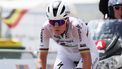 Belgian Lotte Kopecky of SD Worx - Protime competes during the women Belgian National Road Race Championship, 123km, from Sint-Lievens-Houtem to Zottegem, on June 23, 2024. 
KURT DESPLENTER / Belga / AFP