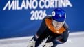 MILAAN - Xandra Velzeboer tijdens de B finale 1500 meter bij het shorttrack schaatsen in de Milano Ice Skating Arena op de Olympische Winterspelen van Milaan. ROBIN VAN LONKHUIJSEN / ANP