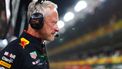 Red Bull Racing's sporting director Jonathan Wheatley looks on during the qualifying session ahead of the Abu Dhabi Formula One Grand Prix at the Yas Marina Circuit in Abu Dhabi on December 7, 2024. 
HAMAD I MOHAMMED / POOL / AFP