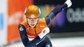 ROTTERDAM - Suzanne Schulting tijdens de finale 1000 meter op de WK shorttrack in Ahoy. ANP IRIS VAN DEN BROEK