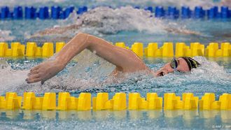 ROTTERDAM - Marrit Steenbergen op de eerste dag van de Rotterdam Qualification meet zwemmen in het Zwemcentrum Rotterdam. ANP IRIS VAN DEN BROEK