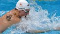 Netherlands' Caspar Corbeau competes in the men's 200m breaststroke final event during the World Aquatics Swimming World Cup 2024 - Stop 3 in Singapore on November 2, 2024. 
Roslan RAHMAN / AFP