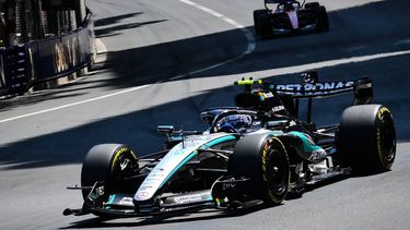 Mercedes' Italian driver Kimi Antonelli competes during Monaco Formula 1 Grand Prix at the Monaco street circuit in Monaco, ahead of the, on June 7, 2026.  
Andrej ISAKOVIC / AFP