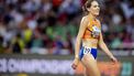 2023-08-23 19:20:05 BOEDAPEST - Maureen Koster in actie op de 5000 meter tijdens de vijfde dag van de wereldkampioenschappen atletiek. ANP ROBIN VAN LONKHUIJSEN