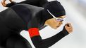 HEERENVEEN - Jutta Leerdam tijdens de 1000 meter op de laatste dag van het World Cup kwalificatietoernooi schaatsen in Thialf. ANP VINCENT JANNINK