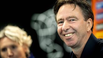 UTRECHT - Raoul Ehren tijdens de presentatie bij de KNHB als bondscoach van het Nederlandse vrouwenteam. Ehren is de opvolger van Paul van Ass, de coach die met de Nederlandse hockeysters in Parijs de olympische titel prolongeerde. ANP SANDER KONING