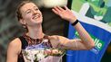 Netherlands' athlete Femke Bol celebrates after winning the women's 800m final during the Athlelor indoor meeting at L'Anneau athletics hall in Metz on February 8, 2026.
 On October 10, 2025, Femke Bol announced her retirement from the 400-meter hurdles, the event in which she is a two-time world champion. The 25-year-old athlete then announced her intention to focus on the 800 meters.
Jean-Christophe VERHAEGEN / AFP