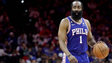 2023-05-11 02:00:00 (FILES) James Harden #1 of the Philadelphia 76ers dribbles against the Boston Celtics during the third quarter in game six of the Eastern Conference Semifinals in the 2023 NBA Playoffs at Wells Fargo Center on May 11, 2023 in Philadelphia, Pennsylvania. James Harden joined his Philadelphia 76ers at their Colorado training camp on October 4, 2023 as his dispute with the NBA team, marked by his trade demand, rumbled on.
Tim Nwachukwu / GETTY IMAGES NORTH AMERICA / AFP