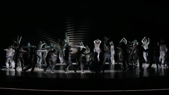 Dancers perform during the Milano Cortina 2026 Winter Paralympic Games opening ceremony at Arena di Verona in Verona on March 6, 2026. 
Stefano RELLANDINI / AFP