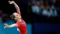 PARIJS - Naomi Visser tijdens de meerkampfinale turnen op de Olympische Spelen. ANP IRIS VAN DEN BROEK