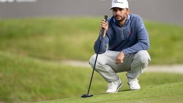 BADHOEVEDORP - Joost Luiten tijdens het KLM Open golf toernooi op golfclub The International. ANP SANDER KONING