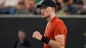 Britain's Jack Draper reacts after a point against Kazakhstan's Alexander Bublik during their men’s singles semi-final match at the Adelaide International tennis tournament in Adelaide on January 12, 2024. 
Michael Errey / AFP