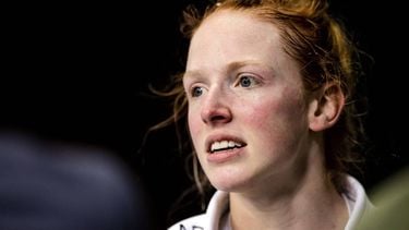 LISSABON - Naomi van Krevel staat de pers te woord na afloop van de wedstrijd tegen Estrella Lopez Sheriff uit Spanje tijdens de Europese Kampioenschappen Judo. De EK in Portugal zijn het laatste meetmoment voor plaatsing voor de Spelen van Tokio. ANP REMKO DE WAAL