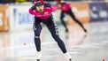 HEERENVEEN - Chris Huizinga tijdens de 10.000 meter op de laatste dag van het World Cup kwalificatietoernooi schaatsen in Thialf. ANP VINCENT JANNINK