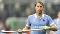 AMSTELVEEN - Dennis Warmerdam van HC Bloemendaal in de wedstrijd tegen Rot-Weiss Koln, tijdens de finalewedstrijd mannen van de Euro Hockey League op 10 april 2023 in Amstelveen, Nederland. ANP SANDER KONING