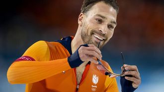 MILAAN - Kjeld Nuis tijdens de 1.000 meter bij het langebaanschaatsen in het Milano Speed Skating Stadium op de Olympische Winterspelen van Milaan. SEM VAN DER WAL / ANP