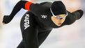 HEERENVEEN - Jutta Leerdam tijdens de 1000 meter op de laatste dag van het World Cup kwalificatietoernooi schaatsen in Thialf. ANP VINCENT JANNINK