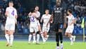 2023-10-08 20:52:28 epa10908275 Fiorentinaâ€™s forward Josip Brekalo jubilates with his teammate after scoring the opening goal during the Italian Serie A soccer match SSC Napoli vs ACF Fiorentina at ' Diego Armando Maradona' stadium in Naples, Italy, 08 October 2023.  EPA/CIRO FUSCO