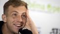 ROSMALEN - Tallon Griekspoor (NED) tijdens de persconferentie na zijn verloren halve finale tegen Sebastian Korda (USA) op de achtste dag van het Libema Open tennis toernooi in Rosmalen. ANP SANDER KONING
