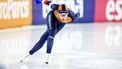 HEERENVEEN - Antoinette Rijpma-De Jong (Nederland) in actie op de 500 meter allround voor vrouwen tijdens de tweede dag van de ISU EK Allround & Sprint in Thialf. ANP VINCENT JANNINK