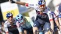 epa12187607 Belgian rider Jordi Meeus of Red Bull - BORA - hansgrohe wins the sixth stage of the Tour de Suisse cycling race, over 186.7km from Chur to Neuhausen am Rheinfall, Switzerland, 20 June 2025.  EPA/GIAN EHRENZELLER