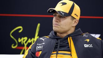 epa12850148 McLaren driver Lando Norris of Britain attends a press conference ahead of the Formula 1 Japanese Grand Prix at the Suzuka International Racing Course racetrack in Suzuka, Japan, 26 March 2026. The 2026 Formula 1 Japanese Grand Prix is held on 29 March.  EPA/FRANCK ROBICHON