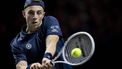 ROTTERDAM - Tallon Griekspoor (NED) in actie tegen Emil Ruusuvuori (FIN) op de vijfde dag van het tennistoernooi ABN AMRO Open in Ahoy. ANP SANDER KONING