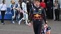 Red Bull Racing's Dutch driver Max Verstappen walks down the pit lane at the end of qualifying for the Formula One Monaco Grand Prix at the Circuit de Monaco, on May 24, 2025. 
Andrej ISAKOVIC / AFP