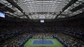 2023-09-09 18:40:19 An overview shows the USTA Billie Jean King National Tennis Center during the US Open tennis tournament women's singles final match between USA's Coco Gauff and Belarus's Aryna Sabalenka in New York City, on September 9, 2023. 
TIMOTHY A. CLARY / AFP