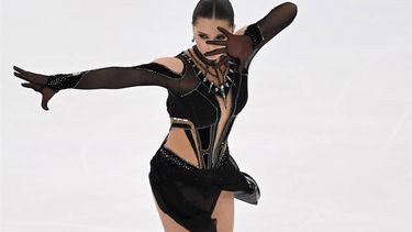 Russia's figure skater Kamila Valieva competes in the women's free skating event during the Russian Grand Prix of Figure Skating at the Megasport arena in Moscow on November 26, 2023. 
Natalia KOLESNIKOVA / AFP