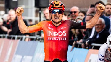 VALKENBURG - Tom Pidcock (GBR) wint de Amstel Gold Race 2024 op 14 april 2024 in Valkenburg, Nederland. Deze eendaagse wielerwedstrijd is onderdeel van de UCI WorldTour. ANP MARCEL VAN HOORN