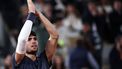 Spain's Carlos Alcaraz Garfia celebrates after winning his men's singles match against US Sebastian Korda on Court Philippe-Chatrier on day six of the French Open tennis tournament at the Roland Garros Complex in Paris on May 31, 2024. 
Anne-Christine POUJOULAT / AFP